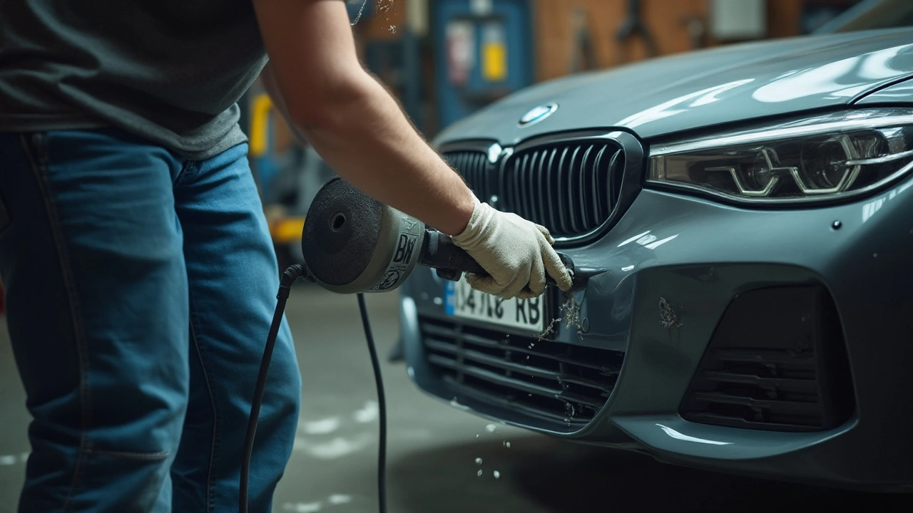 Jak rychle a snadno opravit prasklý plast na BMW