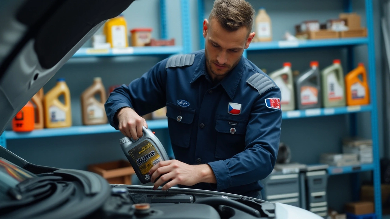 Kalkulace nákladů na výměnu oleje pro vozy Hyundai