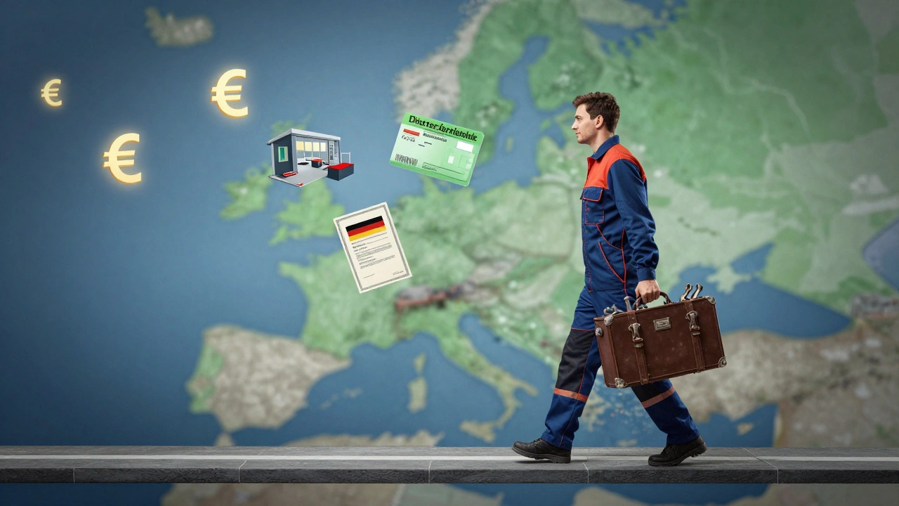 Český mechanik přechází do Německa s diplomem, nástroji a příležitostmi.