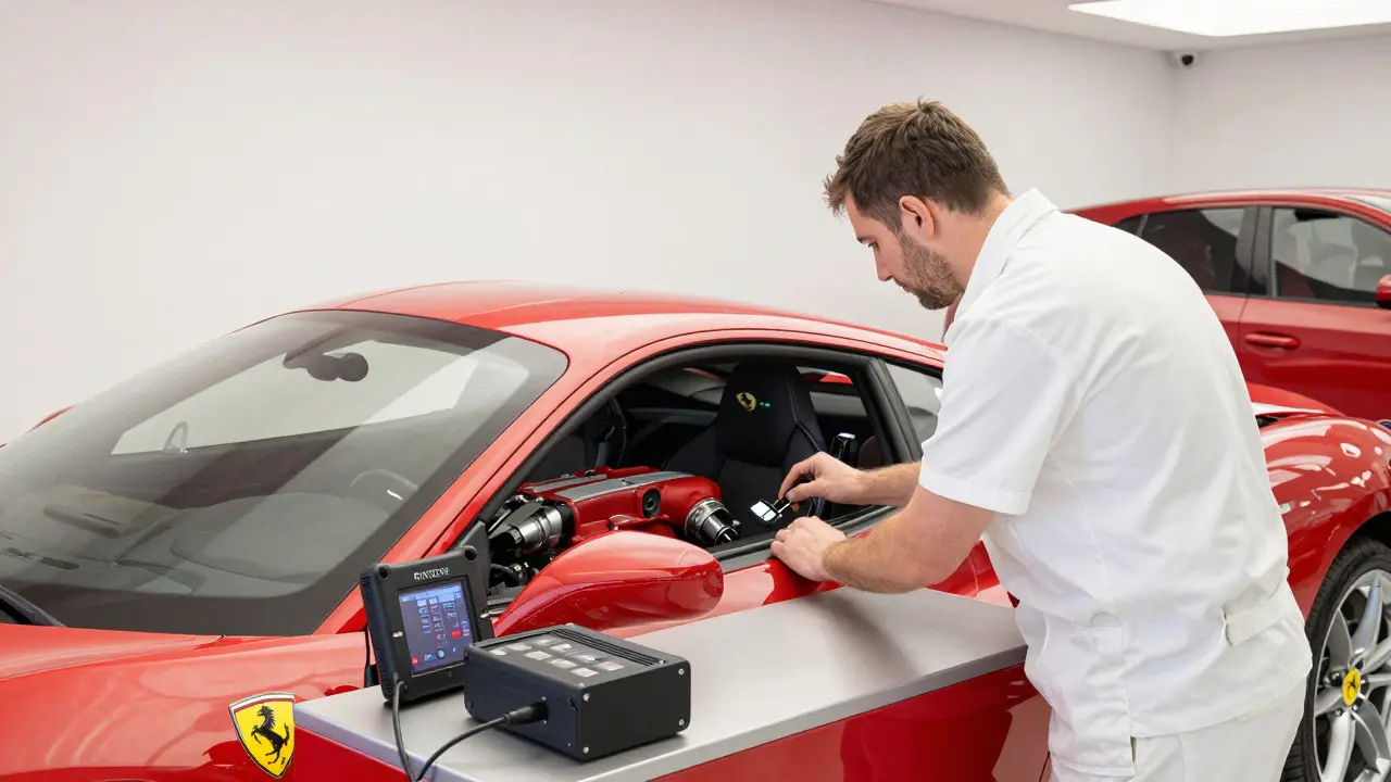 Kolik stojí servis Ferrari? Vše, co musíte vědět o nákladech na údržbu luxusního superauta